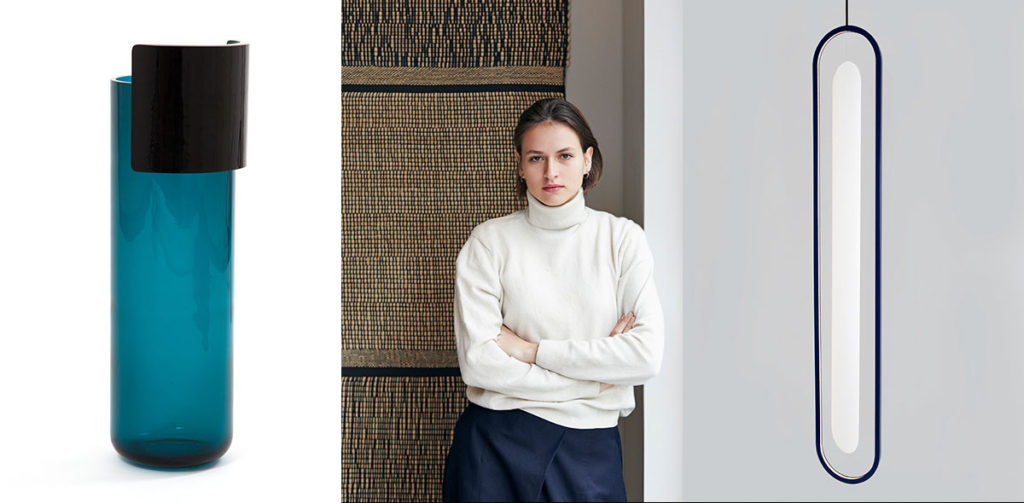 Julie Richoz y sus últimos diseños. Ella es uno de los jóvenes seleccionados por Maison&Objet