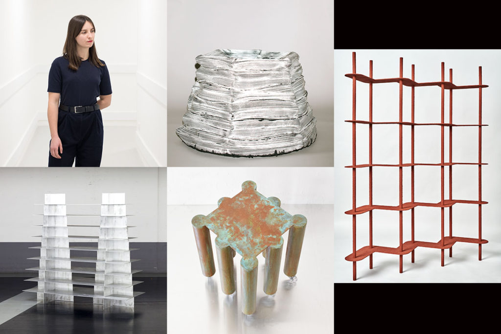 Wendy Andreu y alguno de sus diseños. Es uno de los jóvenes talentos seleccionados por Maison&Objet