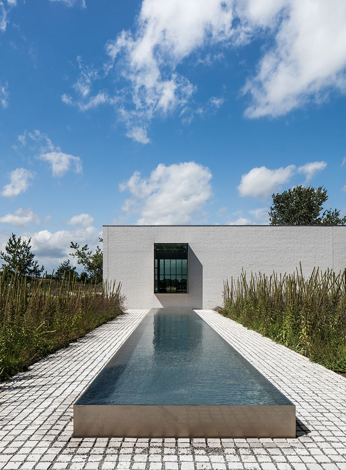 Piet Boon ha creado el spa y el gimnasio en un edifico al lado