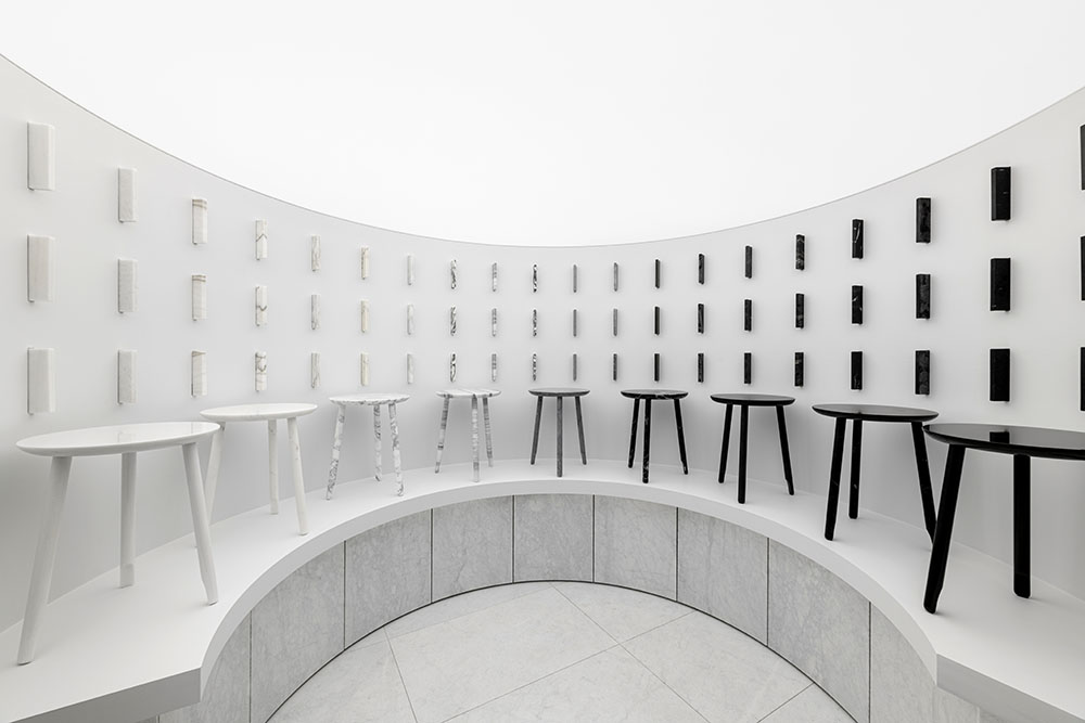 Marsotto nuevo showroom de Nendo inaugurado en la Milano Design City 2020