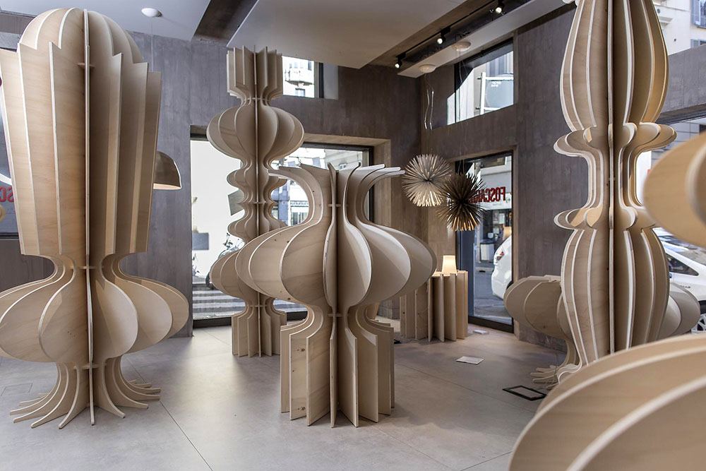 Foscarini instalación de Ferruccio Laviani para la Milano Design City 2020