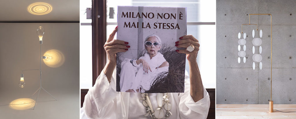 Rossana Orlandi con Mayice y Baku Studio Milano Design City 2020