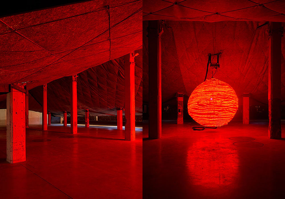 Nave Intermediae de Matadero Madrid c on la intervención de Guillermo Santomá y Simon