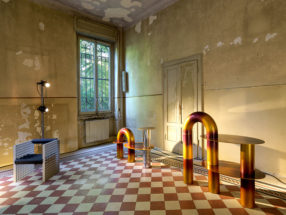 Braseless la instalación de Nilufar Gallery en ALcova  durante la Milan Design Week 2021