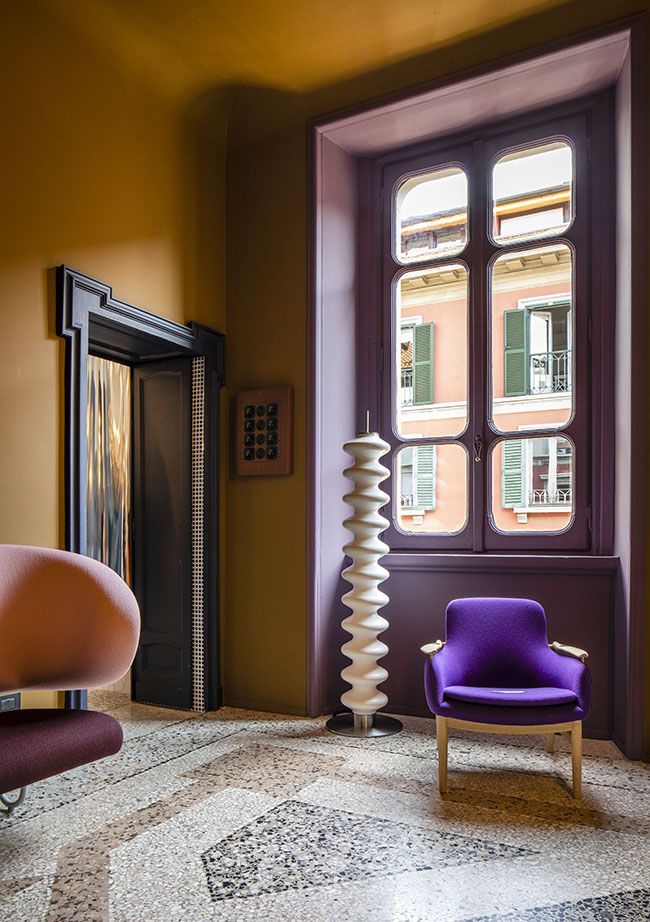 Apartamento experimental de Tubes por Elisa Osino en Via Soferino presentado durante la Milan Design Week