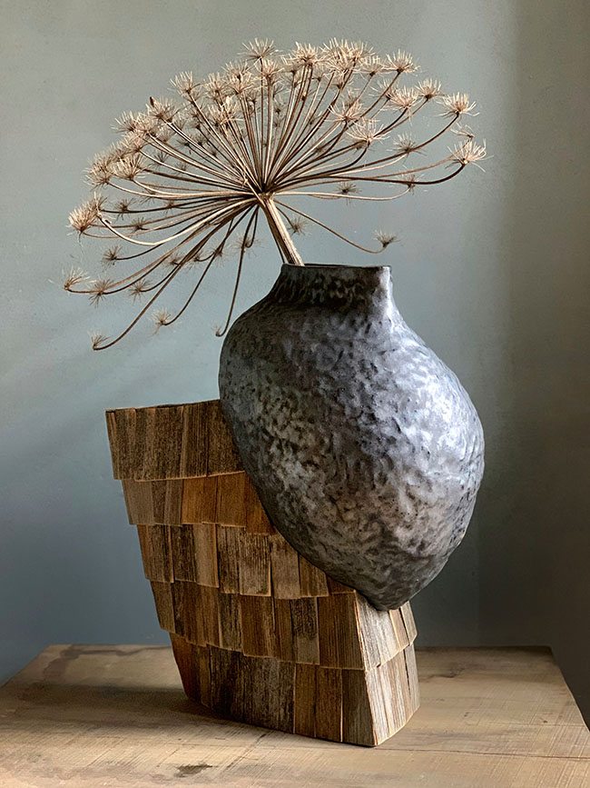 Colección Gontha de Studio Natura Cermica/Andriy y Olesya Voznicki formará parte de la exposición "The Art of Resilience" de diseño ucraniano en Maison&Objet Enero 2023
