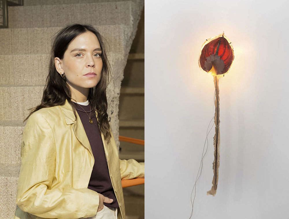 Marta Armengol retrato y pieza Sill Life Maison&Objet 2023 Rising Talents made in Spain