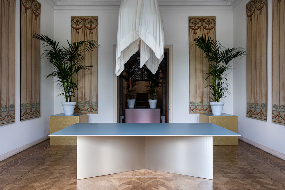 Vestíbulo de estilo art noveau villa casa bianca