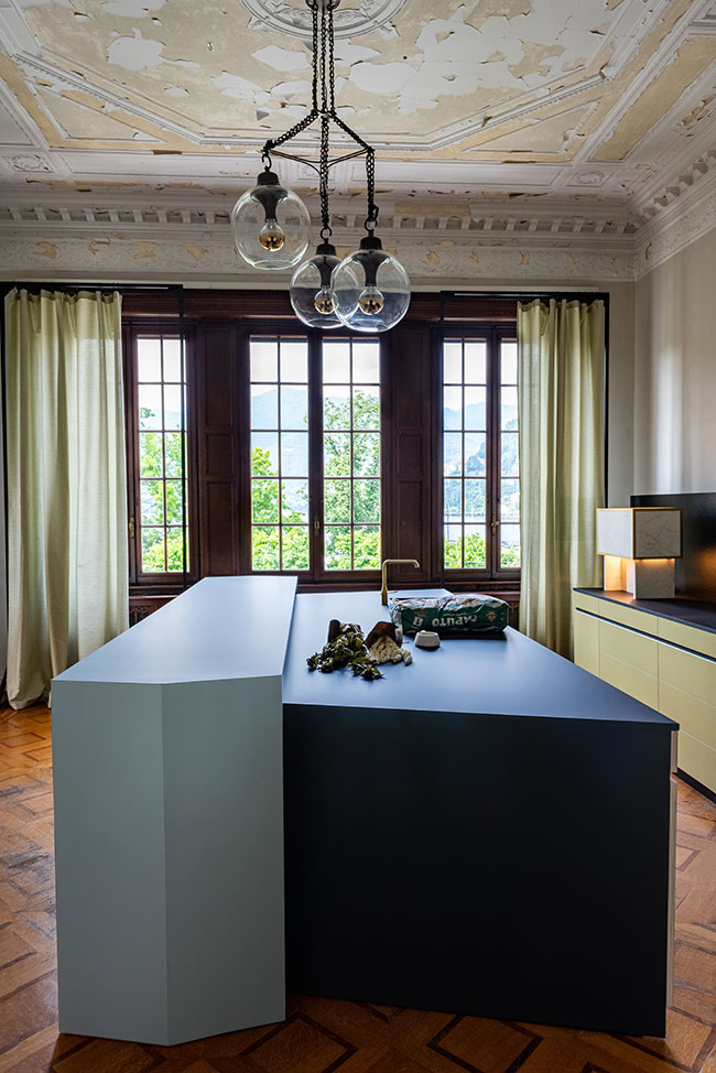 La nueva cocina de Villa Casa Bianca en el Lago Como