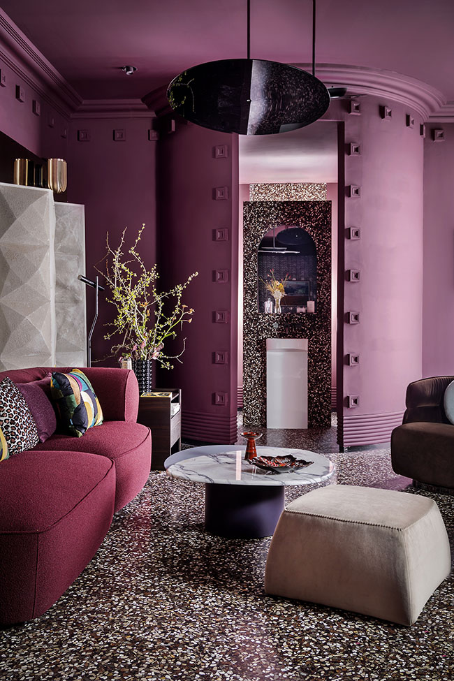 Room 29 por Pepe Leal para Natuzzi terrazzo TerraConti