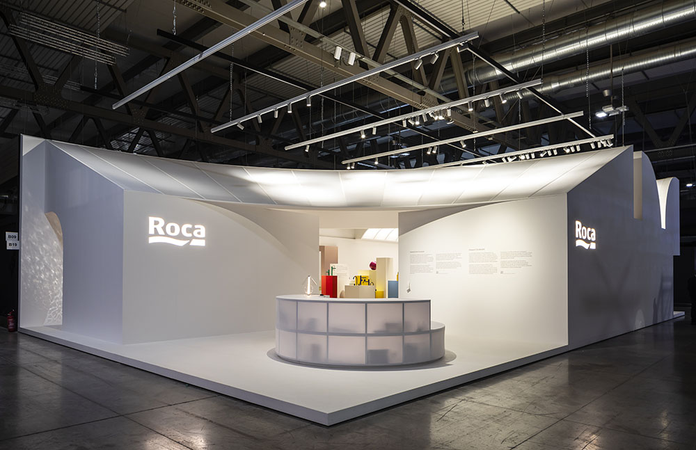 stand de roca en el salone del mobile diseñado por Mesura 2024